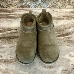 Ugg Ultra Mini Classic Boot Green Size 9
